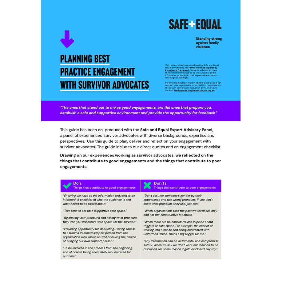 Planning Best Practice Engagements Checklist