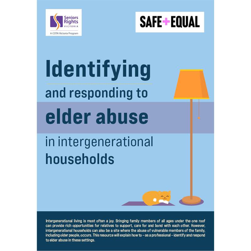 Identifying and responding to elder abuse in intergenerational households